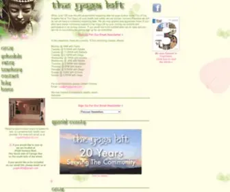 Yogaloftla.com(The Yoga Loft) Screenshot