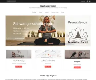 Yogalounge-Siegen.de(Yoga Studio) Screenshot