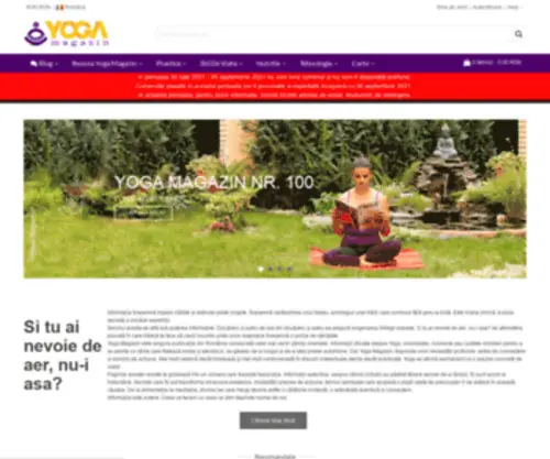 Yogamagazin.ro(Yoga magazin) Screenshot