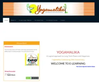 Yogamalika.org(Online Audio Library) Screenshot