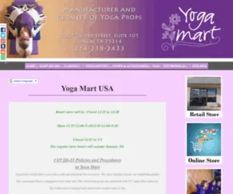 Yogamartusa.com(Yoga Mart USA) Screenshot