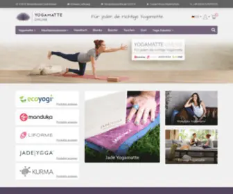 Yogamatte-Online.de(Yogamatte kaufen) Screenshot