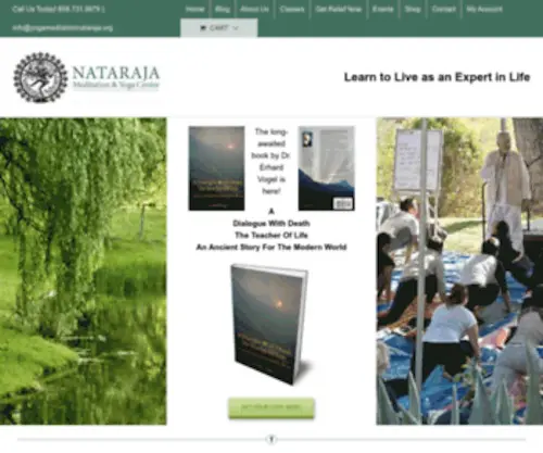 Yogameditationnataraja.com(Our mission) Screenshot