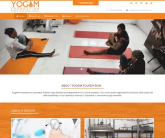 Yogamfoundation.com(Yogam Foundation) Screenshot