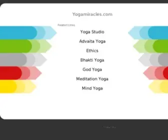 Yogamiracles.com(Shop for over 300) Screenshot