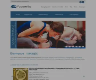 Yogamrita.com(Stages de Yoga et Ayurveda) Screenshot