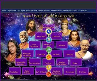 Yogananda.com.au(Kriya Yoga) Screenshot