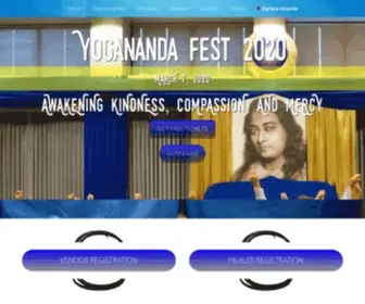 Yoganandafest.com(Yogananda Fest 2020) Screenshot