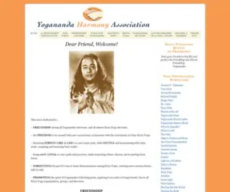 Yoganandaharmony.com(Yogananda Harmony) Screenshot