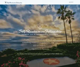 Yogananda.org(Self-Realization Fellowship Self Realization Fellowship) Screenshot