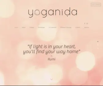 Yoganida.com(Home) Screenshot