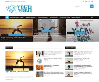 Yoganidra.com.mx(Yoga para todo el mundo) Screenshot