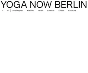 Yoganowberlin.de(Ashtanga) Screenshot