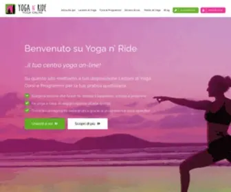 Yoganride.com(Lezioni di Yoga online) Screenshot