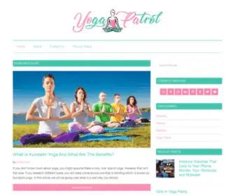 Yogapatrol.com(Yoga Patrol) Screenshot