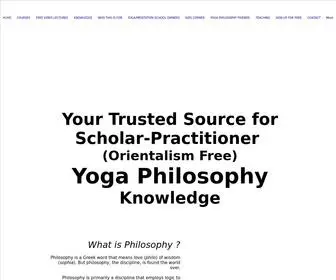 Yogaphilosophy.com(Yoga Philosophy) Screenshot