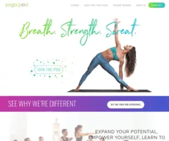 Yogapod.com(Discover the yoga experience you've been looking for. Yoga Pod) Screenshot
