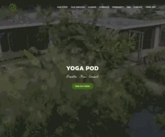 Yogapodsaigon.com(YOGA POD) Screenshot