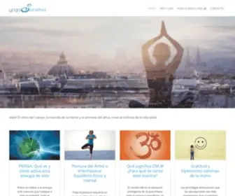 Yogapositiva.com(Yoga y Bienestar para Cuerpo Mente y Espíritu) Screenshot