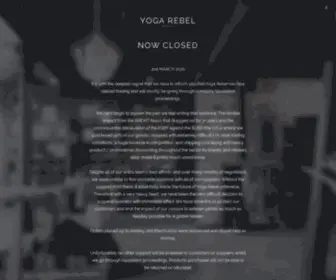 Yogarebel.com(Yoga Clothes) Screenshot