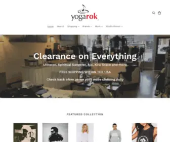 Yogarok.com(Yogarok Living) Screenshot