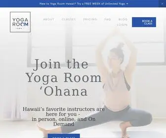 Yogaroomhawaii.com(Yoga Room Hawaii) Screenshot