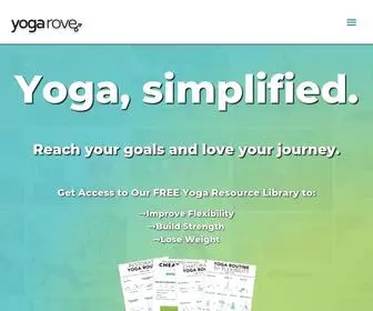 Yogarove.com(Yoga Rove) Screenshot