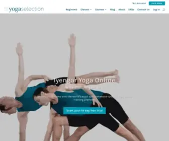 Yogaselection.com(Yogaselection) Screenshot