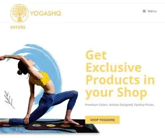 Yogashq.com(Wholesale Yoga) Screenshot