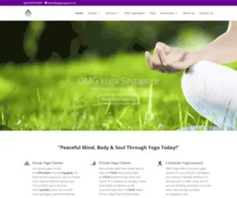 Yogasingapore.net(Yoga Classes in Singapore) Screenshot