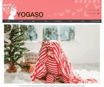 Yogaso.com(Yogaso Boutique) Screenshot