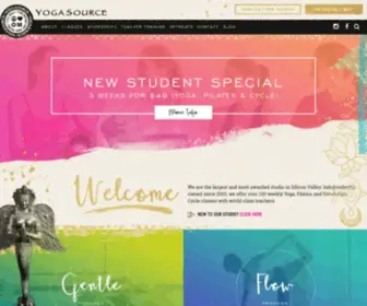 Yogasourcelosgatos.com(Voted BEST STUDIO in SILICON VALLEY Since 2002) Screenshot