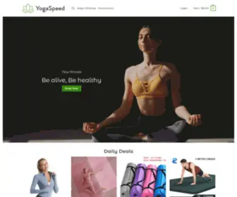 Yogaspeed.com(Buy Yoga Products at cheap rates) Screenshot