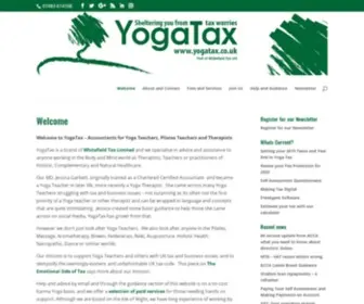 Yogatax.co.uk(Chartered Certified Accountants specialising in Yoga Teachers) Screenshot