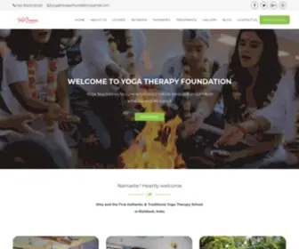 Yogatherapyfoundation.com(Yoga Teacher Training in Rishikesh) Screenshot