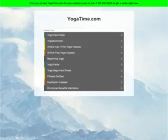 Yogatime.com(Yogatime) Screenshot