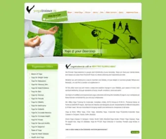 Yogatrainer.in(Home yoga Trainer) Screenshot