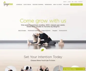 Yogatree.ca(Yoga Classes Toronto) Screenshot