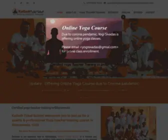 Yogatribe.org(Yoga teacher training in Dharamsala) Screenshot