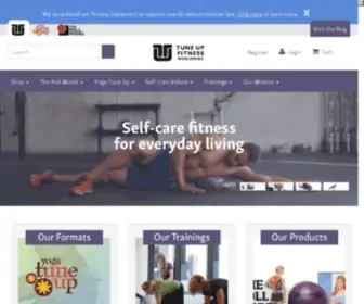 Yogatuneup.com(Yoga Fitness) Screenshot