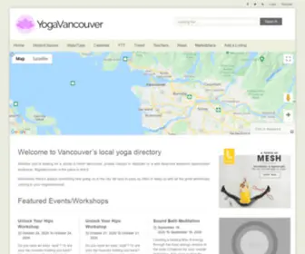 Yogavancouver.ca(Welcome) Screenshot