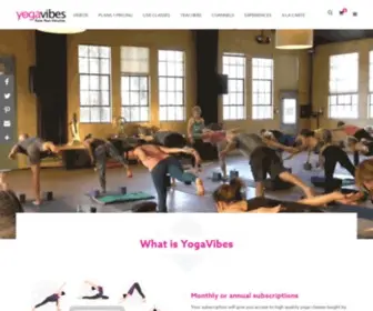 Yogavibes.com(Online Yoga Videos) Screenshot