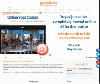 YogavijNana.in(Yoga Centers Bangalore) Screenshot