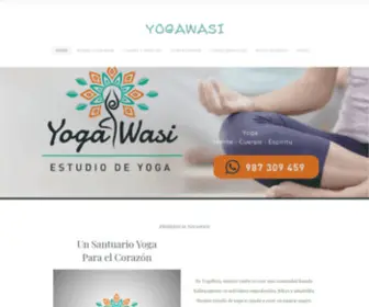 Yogawasi.com(Cusco, Peru) Screenshot