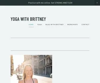 Yogawithbrittney.com(Brittney Ryb) Screenshot