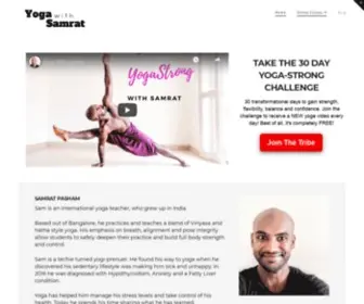 Yogawithsamrat.com(Yoga With Samrat) Screenshot