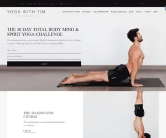 Yogawithtim.com(Yogawithtim) Screenshot