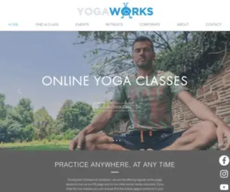 Yogaworks.co.za(Yoga Works) Screenshot