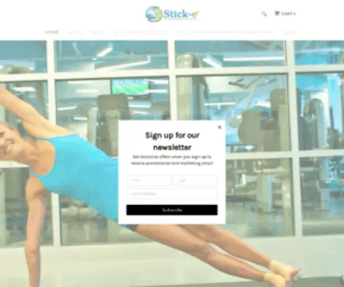 Yogawristsupport.com(Stick-e Knee and Wrist Saver for Yoga) Screenshot