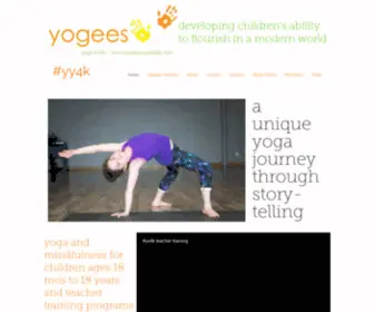 Yogeesyoga4Kids.com(Yogees yoga 4 kids) Screenshot